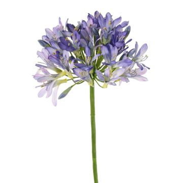 Artificial Agapanthus flower KAFENA, blue-purple, 90 cm, Ø20 cm