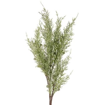 Artificial juniper branch ALEKO with berries, grey-green, 85cm