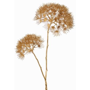 Artificial hogweed branch OTRIS, gold, 37"/95cm, Ø5.9"-8"/15-20cm Artificial hogweed branch OTRIS, gold, 37"/95cm, Ø5.9"-8"/15-20cm