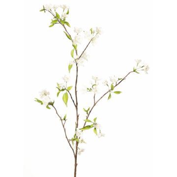 Decorative pear blossom branch CLIVE, blossoms, white, 4ft/115cm Decorative pear blossom branch CLIVE, blossoms, white, 4ft/115cm