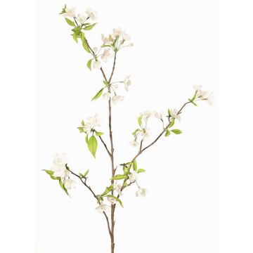 Decorative pear blossom branch CLIVE, blossoms, cream-pink, 4ft/115cm
