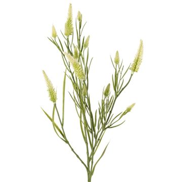 Decorative branch Clover EUTIN with flowers, white-green, 31"/80cm Decorative branch Clover EUTIN with flowers, white-green, 31"/80cm