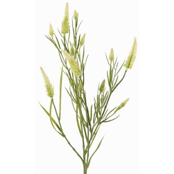 Decorative branch clover EUTIN with flowers, white-green, 31"/80cm, Ø0.6"-0.8"/1.5-2cm Decorative branch clover EUTIN with flowers, white-green, 31"/80cm, Ø0.6"-0.8"/1.5-2cm