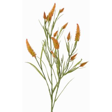 Decorative branch clover EUTIN with flowers, orange-green, 31"/80cm, Ø0.6"-0.8"/1.5-2cm Decorative branch clover EUTIN with flowers, orange-green, 31"/80cm, Ø0.6"-0.8"/1.5-2cm