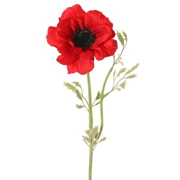 Artificial anemone OKAPI, red, 22"/55cm, Ø4"/10cm