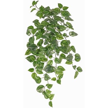 Artificial ivy hanging plant POTTEN, stake, green-white, 31"/80cm