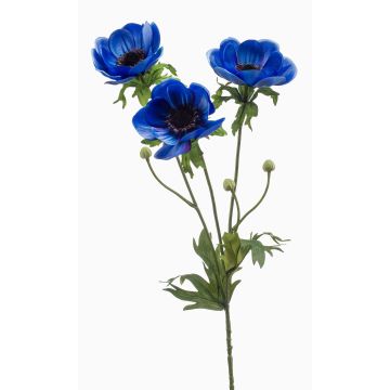 Artificial anemone SUGOL, blue, 30"/75cm