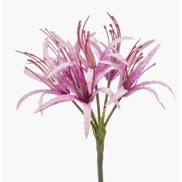 Artificial spider lily LUCHO, purple, 28"/70cm