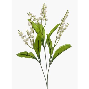 Artificial lily of the valley PLUVIA, white, 28"/70cm