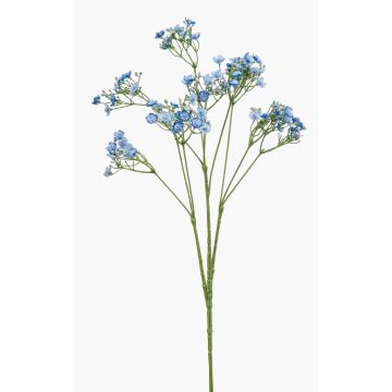 Artificial gypsophila LITAGO, blue, 28"/70cm, Ø0.6"/1,5cm