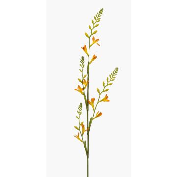 Artificial montbretia KATHERYN, yellow-orange, 3ft/90cm