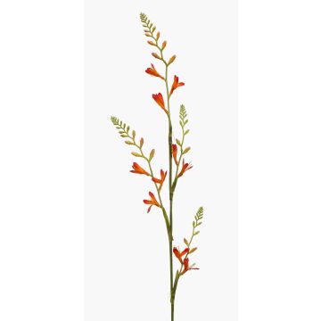 Artificial montbretia KATHERYN, orange-red, 3ft/90cm