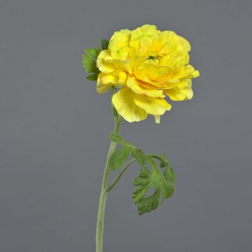 Artificial ranunculus KRISTY, yellow, 24"/60cm Artificial ranunculus KRISTY, yellow, 24"/60cm