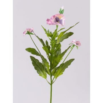 Artificial pansy SILANA, light pink-purple, 12"/30cm