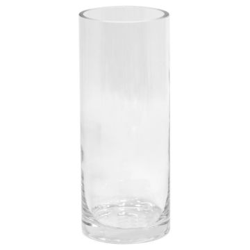 Glasvase Zylinder SANSA OCEAN, klar, 20cm, Ø8cm