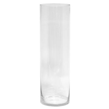 Glas Bodenvase Zylinder SANSA OCEAN, klar, 50cm, Ø15cm