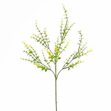 Artificial eucalyptus branch SERAFIN, green, 24"/60cm