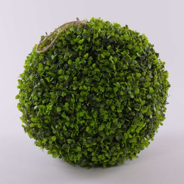 Artificial boxwood ball HEINZ, plastic grid, Ø14"/35cm