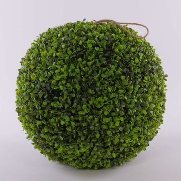Artificial boxwood ball HEINZ, plastic grid, Ø16"/40cm