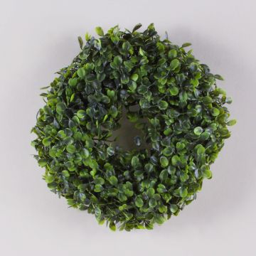 Artificial boxwood wreath HEINZ, Ø9"/24cm