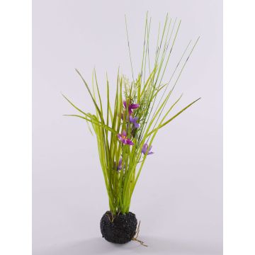 Artificial grass Star of Bethlehem MANFREDO, soil ball, purple-pink, 16"/40cm Artificial grass Star of Bethlehem MANFREDO, soil ball, purple-pink, 16"/40cm