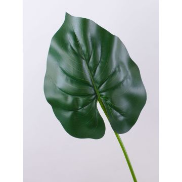 Artificial colocasia leaf HUGUR, green, 30"/75cm