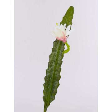 Artificial queen of the night cactus DOMENICA, flower, white, 20"/50cm