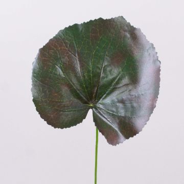 Artificial geranium leaf HEIDEGARD, green-red, 15"/38cm, Ø5.5"/14cm Artificial geranium leaf HEIDEGARD, green-red, 15"/38cm, Ø5.5"/14cm