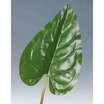 Artificial flamingo flower leaf NORMAN, green, 4ft/110cm Artificial flamingo flower leaf NORMAN, green, 4ft/110cm