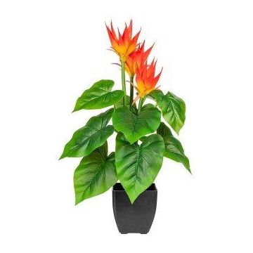 Artificial flower Canna indica BLINTER, orange, 24"/60cm