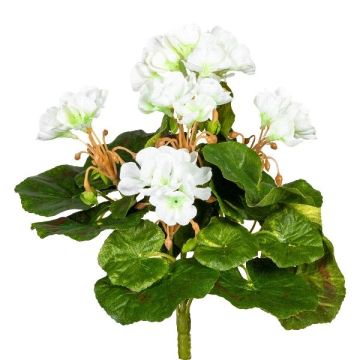 Decorative flower Geranium CRONVEL, spike, crossdoor, white, 10"/25cm Decorative flower Geranium CRONVEL, spike, crossdoor, white, 10"/25cm