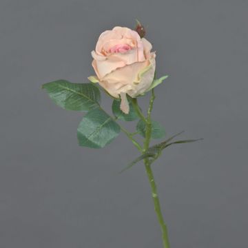 Fake rose VRONI, pink, 12"/30cm, Ø2.4"/6cm