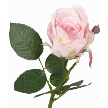 Fake rose VRONI, pink, 12"/30cm, Ø2.4"/6cm