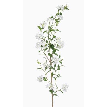 Artificial jasmine branch KLONDA, white, 5ft/140cm