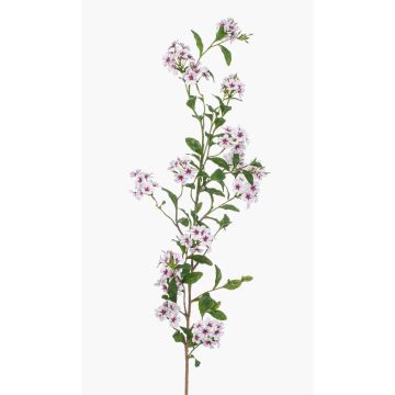 Artificial jasmine branch KLONDA, white-pink, 5ft/140cm