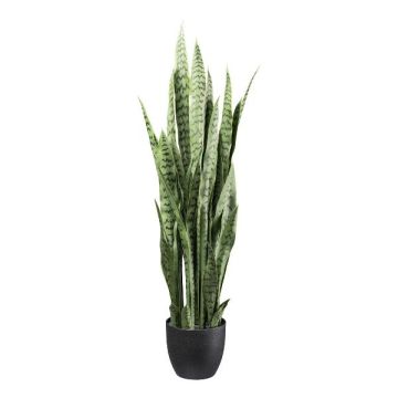 Artificial succulent Sanseveria PLINK in decorative pot, green, 4ft/110cm Artificial succulent Sanseveria PLINK in decorative pot, green, 4ft/110cm
