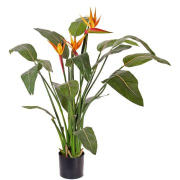 Fake Bird of Paradise flower DALILA, orange-violet, 4ft/110cm, 7"x9"/17x22cm Fake Bird of Paradise flower DALILA, orange-violet, 4ft/110cm, 7"x9"/17x22cm