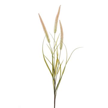 Decorative foxtail branch TALOR with panicles, pink-green, 33"/85cm