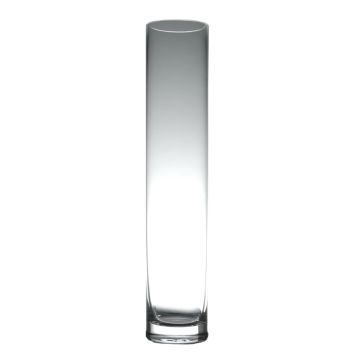 Cylindrical flower vase SANSA EARTH, transparent, 12"/30cm, Ø2.4"/6cm Cylindrical flower vase SANSA EARTH, transparent, 12"/30cm, Ø2.4"/6cm