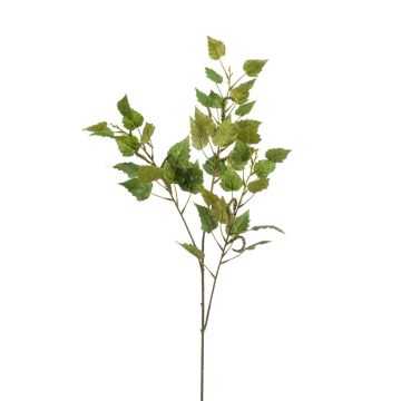 Decorative branch Birch NERIS with flowers, green, 3ft/95cm