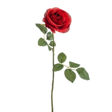 Rose Artificial BRUNETTE, red, 70cm, Ø11cm