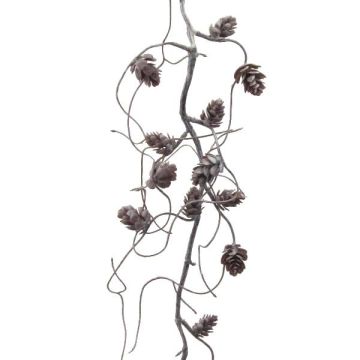 Artificial fir cone garland ZEBRO, natural, 4ft/120cm Artificial fir cone garland ZEBRO, natural, 4ft/120cm