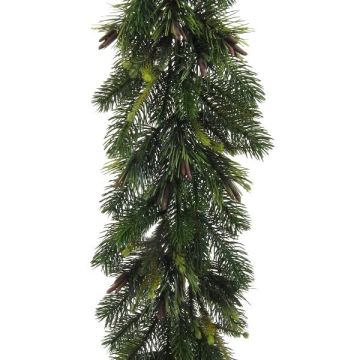 Decorative fir garland LEBRI, 6ft/180cm