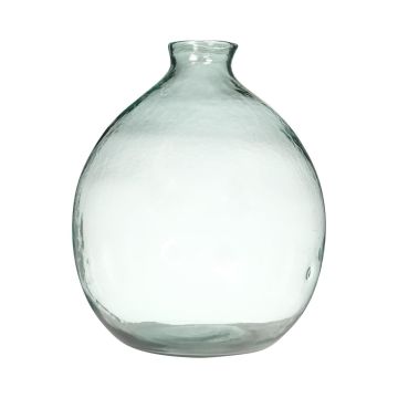 Flaschenvase JOHANNAH, recycelt, klar, 55cm, Ø46cm, 54L