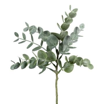 Artificial eucalyptus MELHEN, stick, grey-green, 10"/26cm