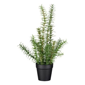 Artificial Rosemary VENTALI in decorative pot, green, 16"/40cm