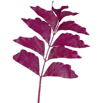Plastic palm frond, fishtail palm MANDEW, aubergine, 31"/80cm Plastic palm frond, fishtail palm MANDEW, aubergine, 31"/80cm
