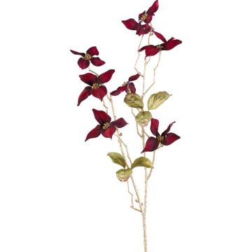 Decorative branch Dogwood STIRLA, dark red-gold, 28"/70cm