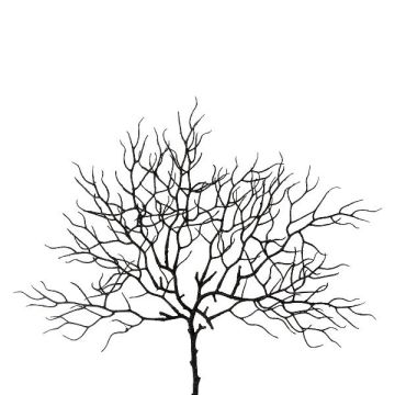 Artificial branch Gorgonia STRAVO, black, 18"/45cm Artificial branch Gorgonia STRAVO, black, 18"/45cm