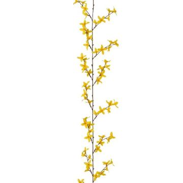 Artificial flower garland Forsythia GLIP, yellow, 5ft/165cm Artificial flower garland Forsythia GLIP, yellow, 5ft/165cm